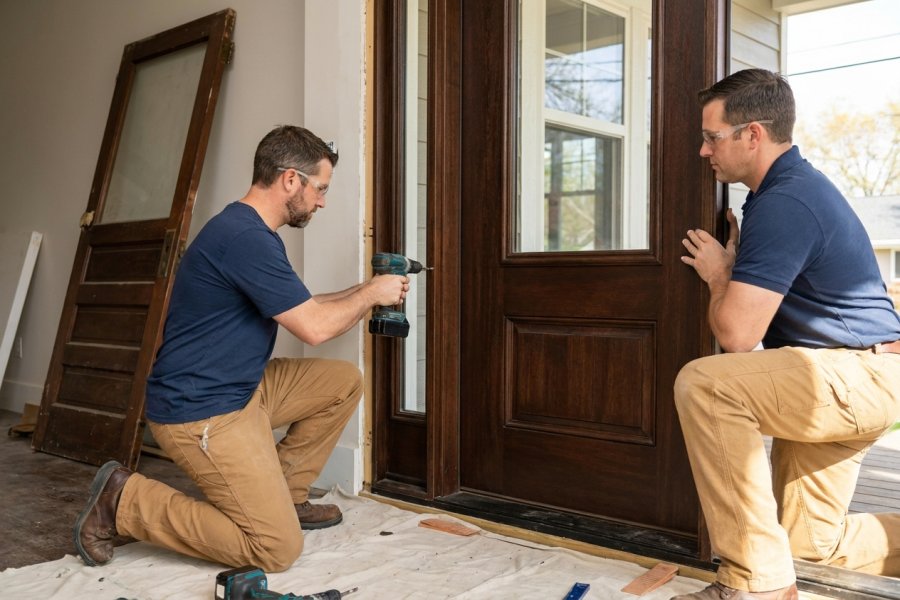 Door Replacement Service by Blessed Homes Renovations